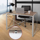 Folding Desk Table with White Powder Coated Frame – 100 x 50 x 75 cm