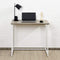 Folding Desk Table In White Powder Coating - 80 x 45 x 74cm