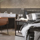 C Shaped Side Table Black Powder Coating
