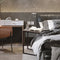 C Shaped Side Table Black Powder Coating