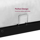 Metal Scroll Design Bed Frame in Black