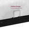Metal Scroll Design Bed Frame in Black