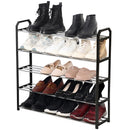 5 Tier Shoe Storage Rack - Black or Grey