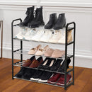 5 Tier Shoe Storage Rack - Black or Grey