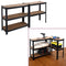 Heavy Duty Steel & MDF 5 Tier Racking Shelf in Black