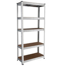 Heavy Duty Steel & MDF 5 Tier Galvanized Racking Shelf