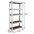 Heavy Duty Steel & MDF 5 Tier Galvanized Racking Shelf