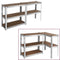 Heavy Duty Steel & MDF 5 Tier Galvanized Racking Shelf