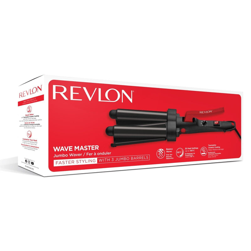 Revlon Wave Master Jumbo Waver Three-Prong Jumbo Barrels