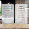Set of 2 Stainless Steel Self-Adhesive Shower Caddies – Rust-Resistant Wall Storage