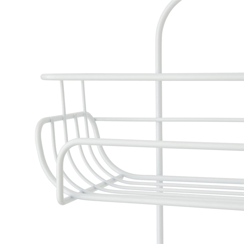 Shower Caddy in White Nano Powder Coating 3 Tier Hanging