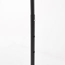 Heavy Duty Black Clothes Rail – Adjustable Width & Height with Shelf and Locking Wheels