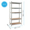 Boltless 5 Tier Heavy Duty Galvanised Steel Shelving Unit – 875kg Capacity