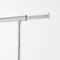 Heavy Duty Chrome Clothes Rail – Adjustable Width & Height with Shelf and Locking Wheels