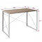 Folding Desk Table with White Powder Coated Frame – 100 x 50 x 75 cm
