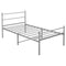 Single Metal Bed Frame Extra Strong Stylish Modern Bedroom Storage Sturdy Design