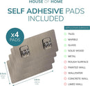 Set of 2 Black Self-Adhesive Corner Shower Shelves – Rust Resistant Storage