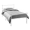 Single Metal Bed Frame Extra Strong Stylish Modern Bedroom Storage Sturdy Design