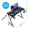 Gaming Desk Carbon Fibre Finish Black 120cm Cup Holder, Headphone Hook