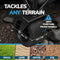 120L Folding Utility Trolley – Heavy Duty Outdoor Cart with Puncture-Proof Wheels