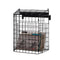 Black Letterbox Cage No Screws Needed Door Mail Box Post Letter Catcher