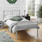 Single Metal Bed Frame Extra Strong Stylish Modern Bedroom Storage Sturdy Design