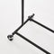 Heavy Duty Black Clothes Rail – Adjustable Width & Height with Shelf and Locking Wheels